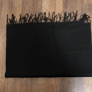 Cashmere black scarf
